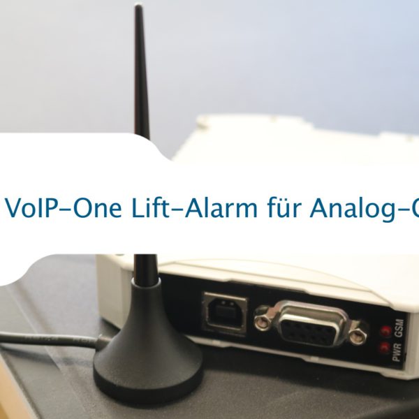 VoIP-Cube Lift-Alarm mit GSM für Analog-Geräte